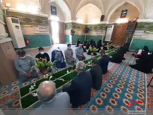 غبار روبی و عطر افشانی امامزاده علی بن جعفر(ع) در قم