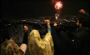 ندای "الله اکبر" در دارالمومنین همدان طنین انداز شد