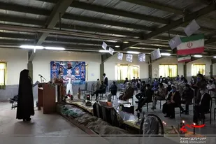 برگزاری اولین سالگرد شهید حاج قاسم سلیمانی در دانشگاه آزاد خاش