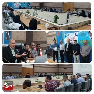 تجلیل از مدیر روابط عمومی ناحیه مقاومت بسیج گتوند در آیین گرامیداشت روز جهانی ارتباطات