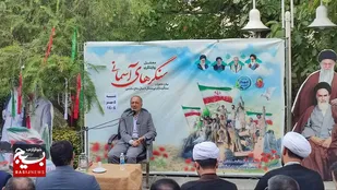 حضور کاروان راهیان نور شهدای ورزشکار استان مازندران در حرم حضرت معصومه (ص)