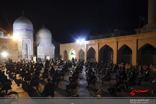 شب تاسوعا در بقعه شیخ صفی الدین اردبیلی