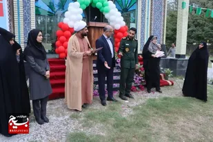 جشن میلاد پیامبر و امام جعفر صادق علیه السلام در گلزار شهدای گمنام کلار آباد