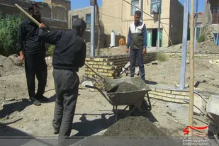 بازدید مسئول بسیج سازندگی سپاه ناحیه همدان از روند اجرای طرح جهاد همبستگی