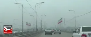 وضعیت نارنجی آلودگی هوا در دو شهر خوزستان
