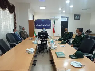 دیدار فرمانده سپاه ناحیه بردسکن به همراه نماینده ولی فقیه و جمعی از پرسنل سپاه با فرماندار بردسکن