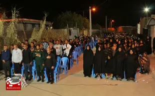 برگزاری یادواره شهید غلام نایبی توسط قرارگاه تحول محله اسلامی شهید نایبی قلعه دهبارز