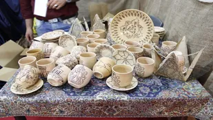 نمایشگاه سفال بانوان سمنان به &laquo;یادآوری&raquo; دهم رسید