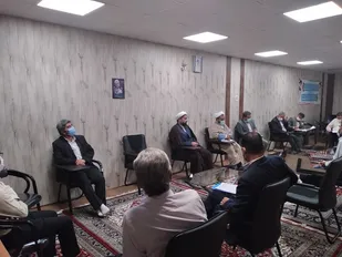 دیدار مسئول دفتر نمایندگی ولی فقیه در سپاه ناحیه خواف با اعضای ستادی