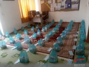 توزیع گوشت گرم و خرما در فلارد لردگان