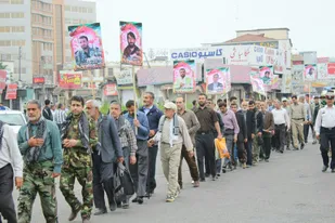 اعزام کاروان پیاده آمل به مرقد امام راحل
