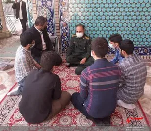 نشست بصیرتی شورای عالی و فرماندهان حوزه مقاومت یک بسیج دانش آموزی