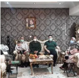 قدردانی از همسر شهید رحمانی نسب