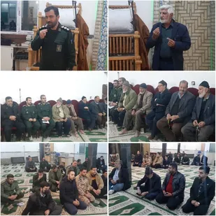 نشست بصیرتی و جهاد تبیین در مسجد امام حسین(ع) روستای طارند پیشوا