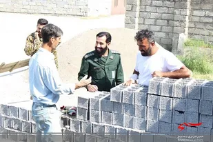 ساخت خانه عالم به همت بسیجیان قائم شهر