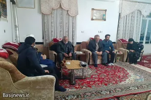 دیدار بسیجیان پایگاه بیت المقدس نهاوند با مادران شهدا