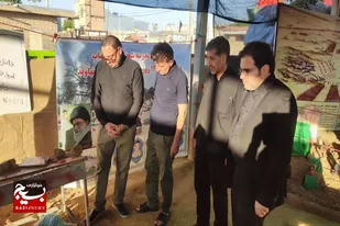 افتتاح نمایشگاه &laquo;ازبقیع تا کربلای&raquo; روستای تکه نهاوند+تصاویر
