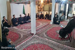 عزاداری ماه محرم در ناحیه بسیج دانشجویی همدان