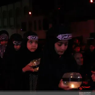 تصاویر/برپایی مراسم سوگواری دهه سوم محرم در هیئات مذهبی امیرآباد