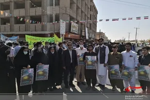 راهپیمایی روز قدس در خاش باشکوه برگزار شد