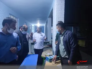 آماده سازی مرکز درمانی قلعه خواجه توسط سازمان بسیج جامعه پزشکی سپاه ولی عصر(عج ) خوزستان برای درمان مردم منطقه