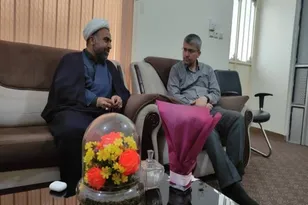 دیدار مسئول نمایندگی ولی فقیه در تیپ امام صادق (ع) با دکتر رضایی