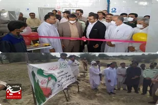 برگزاری جشن تولید محصولات دامی، زراعی، باغی بخش بم پشت شهرستان سراوان