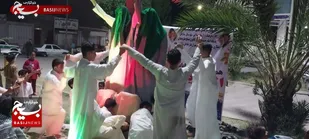 اجرای تئاتر خیابانی الغدیر توسط گروه نمایش در شادگان