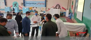 بازدید میدانی فرمانده سپاه دلفان از مرکز واکسیناسیون شهید سلیمانی