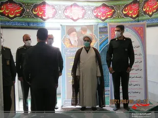 تکریم و معارفه جانشین فرماندهی ناحیه مقاومت بسیج دهاقان
