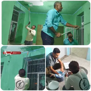خدمت&zwnj;رسانی&zwnj; گروه&zwnj;های جهادی پایگاه شهید صابری در  مدارس رودان