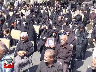 اجتماع بزرگ عزاداران شهادت امام رضا (ع) در امامزاده حسن (ع) کرج برگزار شد