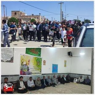 راهپیمایی روز جهانی قدس در بخش چم خلف عیسی هندیجان