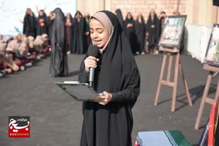 یادواره شهدای دانش&zwnj;آموزی مدارس شهر مشکین دشت برگزار شد