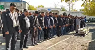 تشییع پیکر پدر شهید دوران دفاع مقدس در میانه