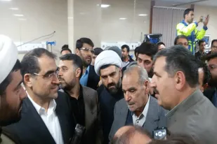 افتتاح بخش CCU و MRI بیمارستان ملایر با حضور وزیر بهداشت و درمان