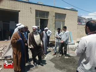 بازدید مسئول نمایندگی ولی فقیه در سپاه عاشورا از فعالیت جهادگران در ورزقان
