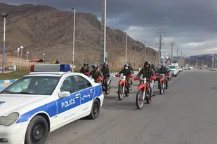 برگزاری رژه موتوری در شهرستان لردگان