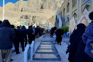 تجدید بیعت بسیجیان زاهدانی با شهید سلیمانی