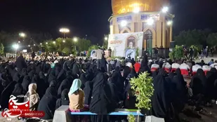 تجلی وحدت مردم شیعه و سنی تربت&zwnj;جام در سوگ روح خدا از نگاه دوربین بسیج