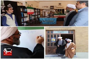 &laquo;نمایشگاه مدرسه انقلاب&raquo; در مدارس دخترانه و پسرانه سرخه افتتاح شد