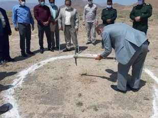 افتتاح پروژه ساخت مسکن برای محرومین تحت پوشش بهزیستی در روستای صالح آباد تفت
