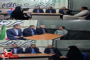 برپایی میز خدمت جهادی مدیریت شعب بانک تجارت استان سیستان و بلوچستان در اجتماع مردمی خیابان دانشگاه زاهدان