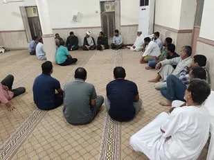بازدید فرمانده ناحیه مقاومت بسیج پارسیان از پایگاه بسیج شهید شوشتری روستای مغدان