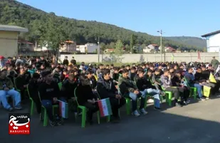 آئین صبحگاه مشترک دانش آموزی در سوادکوه