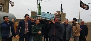 عشایر انقلابی روستای گمرگان ملارد  سالگرد عروج شهید سلیمانی را گرامی داشتند