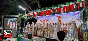 مراسم ولادت با سعادت حضرت معصومه(س) و روز دختر در زاوین