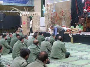مراسم سالروز شهادت حضرت زهرا در تیپ 18 الغدیر