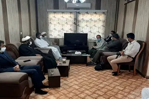 دیدار مسئولان شهرستان دلگان با دبیر ستاد امر به معروف و نهی از منکر سیستان و بلوچستان