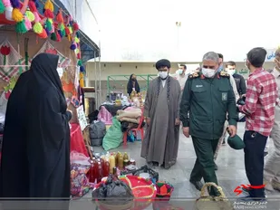 &nbsp;بازدید سردار شاهوارپور از نمایشگاه  جشنواره اسوه در علی ابن مهزیار+عکس